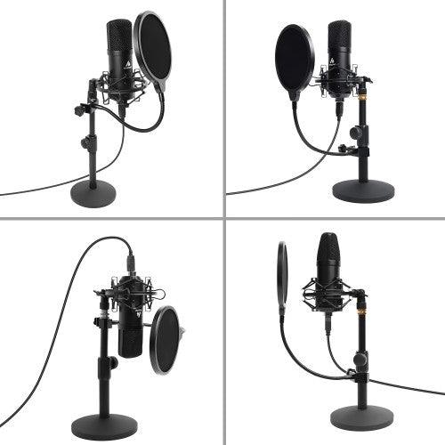MAONO USB Computer Microphone with One-Touch Mute, Gain Knob, Shock Mount, Condenser Recording Mic for PC, Gaming, Streaming, Podcasts - AU-PM421T - Toytexx MAONO USB Computer Microphone with One-Touch Mute, Gain Knob, Shock Mount, Condenser Recording Mic for PC, Gaming, Streaming, Podcasts - AU-PM421T - Toytexx